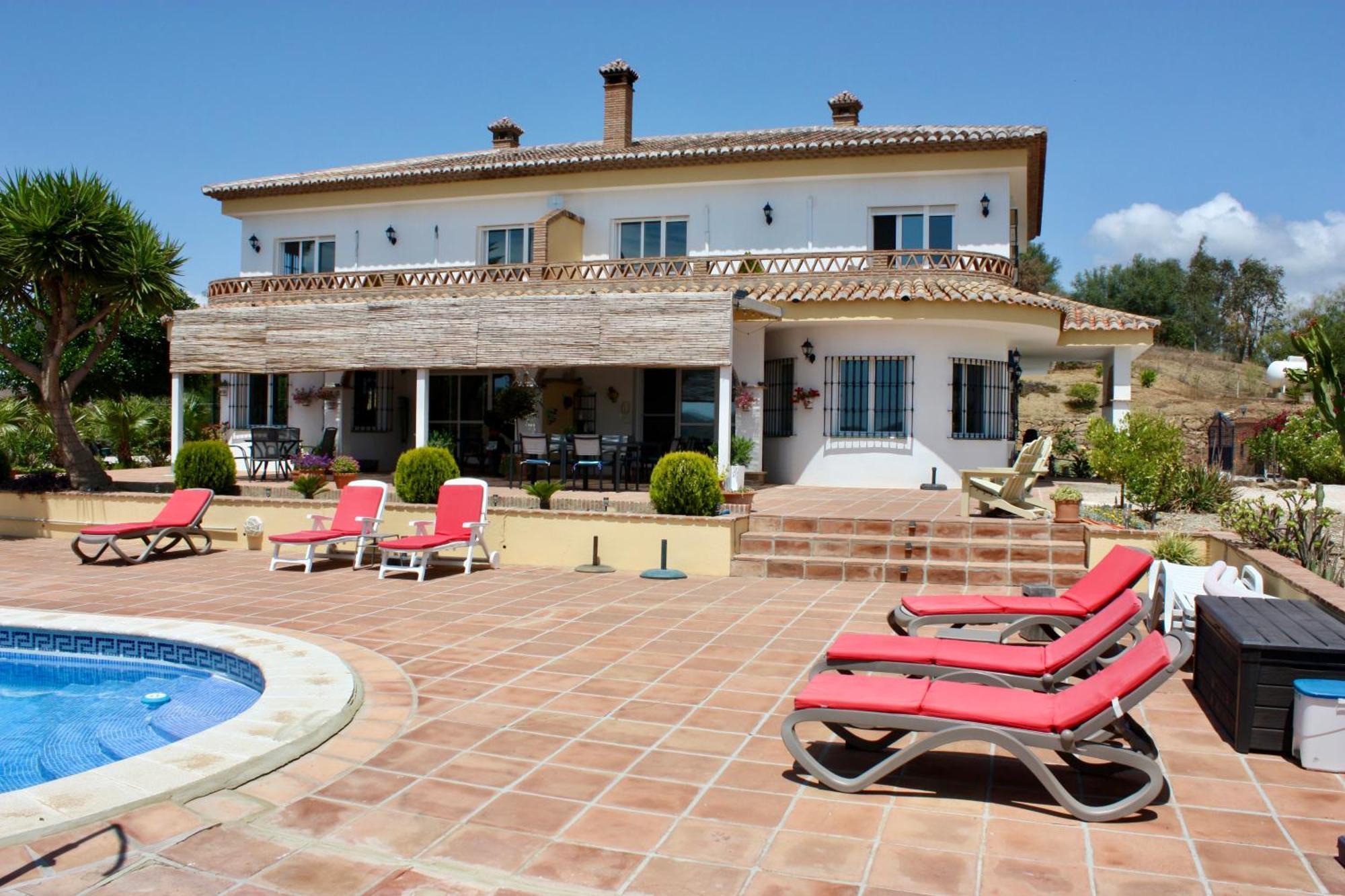 Casa Nuestro Sueno Bed & Breakfast Vinuela Bagian luar foto